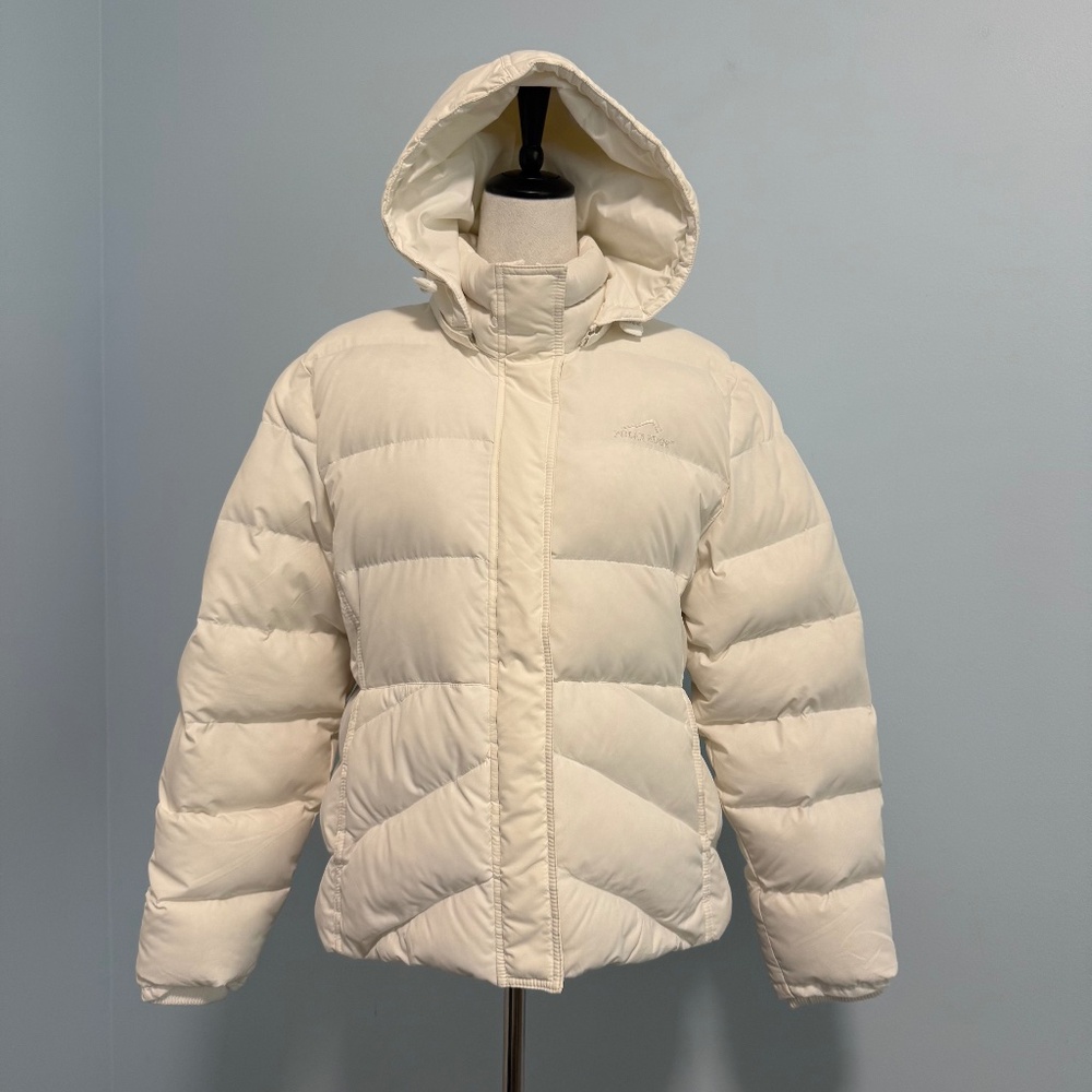 Polar‎ Edge Women’s Down Puffer White Jacket Coat Size XL